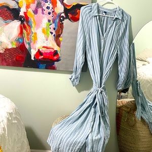 Old Navy Belted Shirt Dress (with small stain)